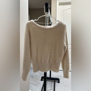 Cream Fuzzy Sweater